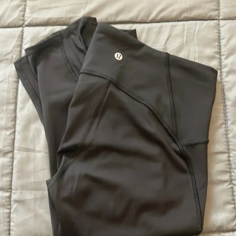 Lululemon Train Times Black Crop Legging Size 6